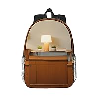 Home Cabinet Print Backpack Lightweight Casual Backpack Double Shoulder Bag Travel Daypack With Laptop Compartmen
