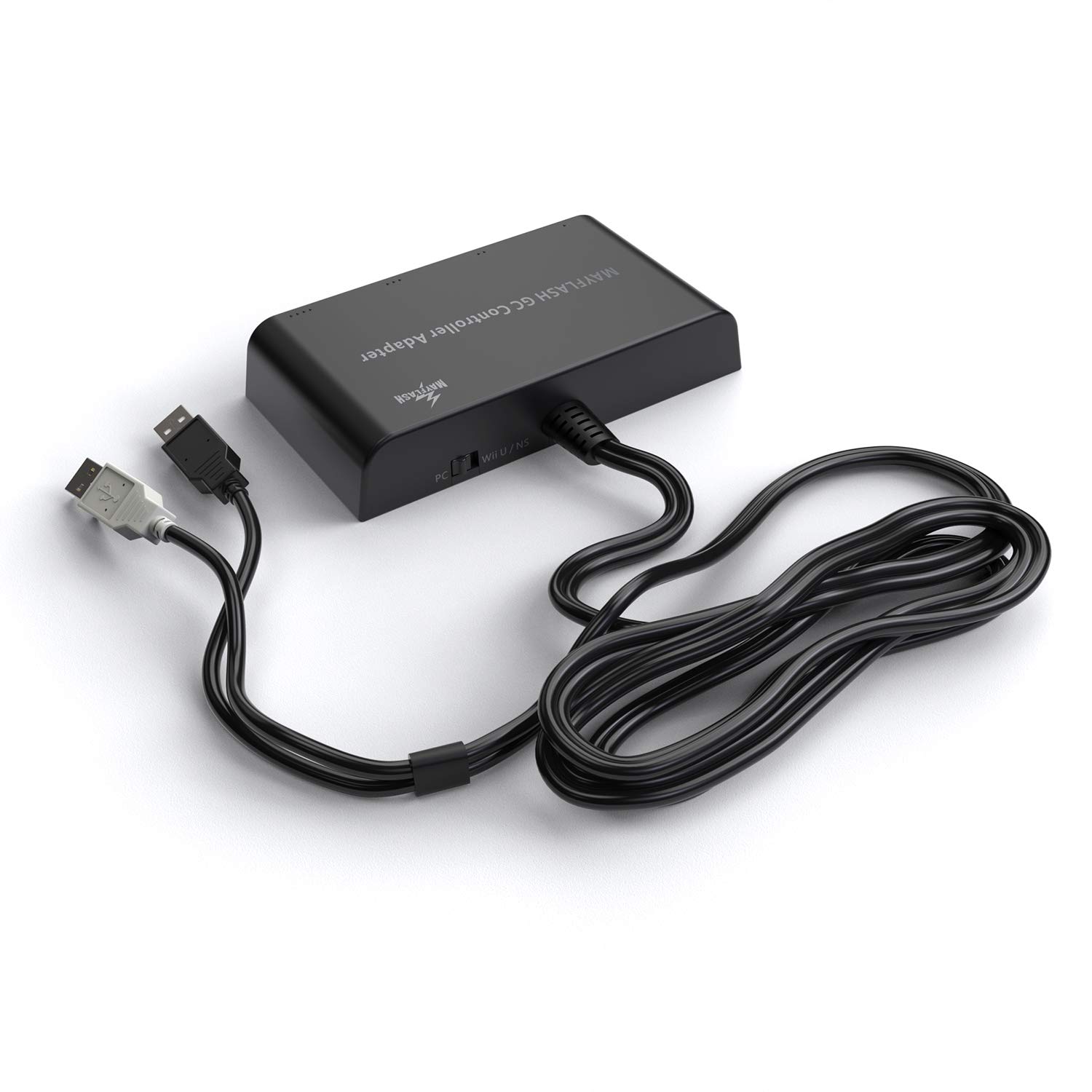 Mayflash GameCube Controller Adapter for Wii U, PC USB and Switch, 4 Port