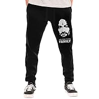 Charles Manson Long Sweatpants Man's Casual Fashion Sport Long Pants Drawstring Trousers with Pockets