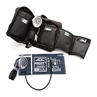 732-MCC Multikuf Model 732 4-Cuff EMT Kit with 804 Portable Palm Aneroid Sphygmomanometer, Small, Adult, Multi