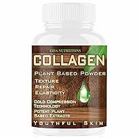 Collagen Powder for Women with Spirulina, Green Tea Curcumin, Sea Buckthorn, Bosewalia Plant-Based Supplement | 27 Extracts | Sugar-Free Vital Collagen Protein Powder Peptides -110gm