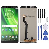 Replacement Parts LCD Screen and Digitizer Full Assembly for Motorola Moto G6 Play (Black) Phone Parts (Color : Black)