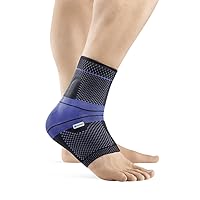 Bauerfeind - MalleoTrain - Ankle Support Brace - Helps Stabilize the Ankle Muscles and Joints For Injury Healing and Pain Relief - Right Foot - Size 3 - Color Black