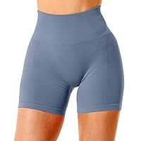 joysale Athletic Shorts for Women Seamless Scrunch Workout Shorts High Waisted Tummy Control Running Gym Yoga Shorts