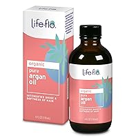 LIFE-FLO Pure Argan Oil | Organic and Cold Pressed | Intensify Hair Shine and Softness & Minimize Split Ends | Skin Moisturizer | 4 oz