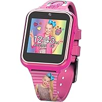 Accutime Kids Nickelodeon JoJo Siwa Educational Learning Touchscreen Smart Watch Toy for Girls, Boys, Toddlers - Selfie Cam, Learning Games, Alarm, Calculator, Pedometer & More (Model: JOJ4128AZ)