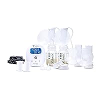 Ameda MYA Joy Double Electric Breast Pump & Accessories | Portable Breast Pump Hands Free | Lightweight Hospital Grade Breast Pump | Includes HygieniKit & Ameda Pump Parts | Hands Free Breast Pump