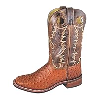 Smoky Mountain Boots | Danville Series | Men’s Western Boot | Square Toe | Durable Leather | Rubber Sole & Block Heel | Man-Made Lining & Leather Upper | Steel Shank