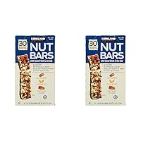 KIRKLAND SIGNATURE Nut Bars 30Count (2.64 Lbs), 42.3 Oz (096619215607) (Pack of 2)