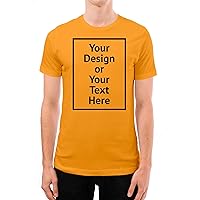 Personalized Unisex Deluxe T-Shirt for Men Women LS15000 Custom Add Your Image Text Photo Original Tee Front/Back Print