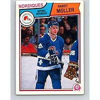 1983-84 O-Pee-Chee #297 Randy Moller RC Rookie Nordiques V27707