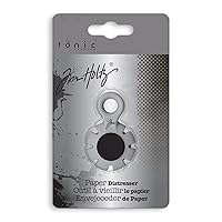 TONIC STUDIOS Tim Holtz Paper Distressing Tool - Scrapbook Supplies for Cardstock and Creating Rough Torn Edges - Distresser with 7 Recessed Blades