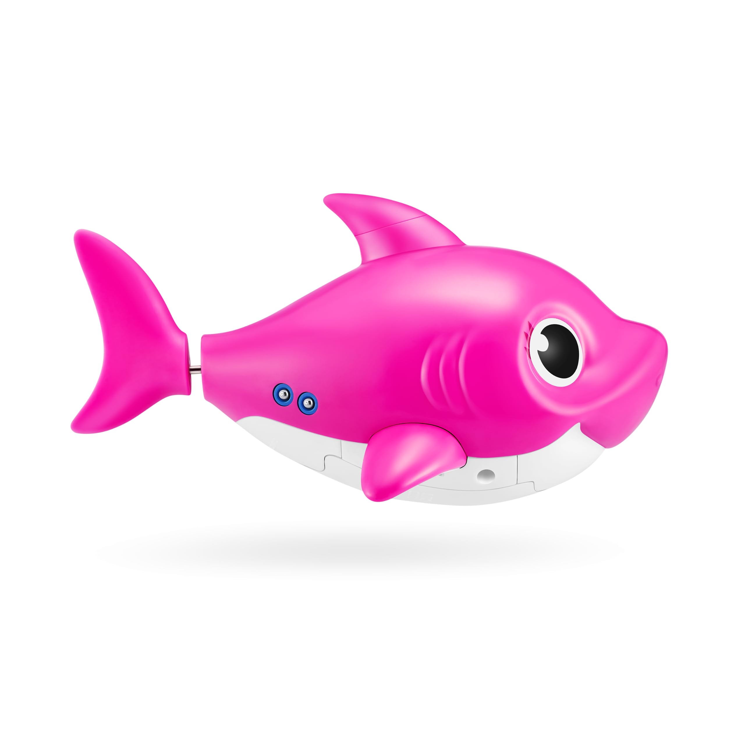Robo Alive Junior Baby Shark New Silicon Fins Version Swimming Mommy Shark (Pink) by ZURU