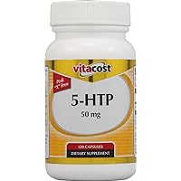 Vitacost 5-HTP - 50 mg - 120 Capsules