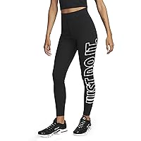 Nike Sportswear ClassicsWomen's Graphic High-Waisted Leggings, Size M Black/White