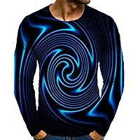 3D Digital Printed Long Sleeve T-Shirts for Men Trendy Dizzy Graphic Tees 2024wodceeke Fashion T-Shirt Casual Blouse Tops