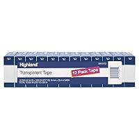 Highland Transparent Tape, 3/4