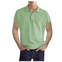 Mens Collared Vintage Designer Polo Fitted Business Classic Golf Short Sleeve Casual T-Shirts Casual Tee