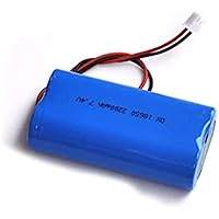 Compatible for 7.4V 18650 Lithium Ion Rechargeable Battery Pack 8.4V Li-ion Cell 2200mah Protected for Speaker Audio Amplifier Led Light 1 Pcs