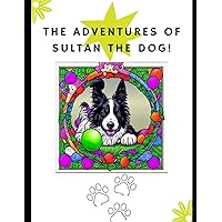 Border Collie Dog Coloring Book for Kids and Adults THE ADVENTURES OF THE DOG SULTAN!: Creative Coloring Book | Border Collie Dog for Kids and Adults | Simple Large Illustrations