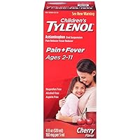 Tylenol Children's Pain and Fever 4 oz. Liquid in Cherry Blast Flavor
