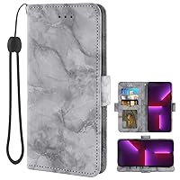 MojieRy Phone Cover Wallet Folio Case for Razer Phone 2, Premium PU Leather Slim Fit Cover for Phone 2, 1 Photo Frame Slot, 2 Card Slots, Anti Shocking, Gray