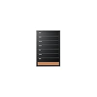 MasterVision Combo Weekly Planner Wallmount Chalkboard with Natural Cork Strip, Black Frame, 16 x 24 Inches (PM0329168), Black