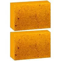 Turmeric Soap Bar for Face, 2PCS Natural Kojic Acid Soap Bars Gentle Organic Lemon Turmeric Soap for Dark Spots Face Wash Skin Cleaning