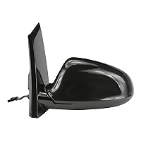 Fit System Driver Side Mirror for Buick Verano, Black w/PTM Cover, w/Out Blind spot Detection, Foldaway, Power