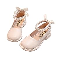 Carver Cork Sandals Little Girl's Adorable Princess Party Girls Dress Bow Princess Shoes Princess Girls Sandals Slip on