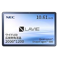 NEC LAVIE LAVIE Tab T10 T1075/EAS Storm Gray (CPU: Qualcomm SDM680/Memory: 6GB/Storage Type: eMMC, 128GB/OS: Android 12/10.6/SIM Slot: None) PC-T1075EAS