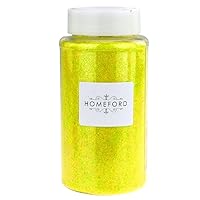 Homeford Fine Glitter Bottle, 1-Pound Bulk (Yellow)