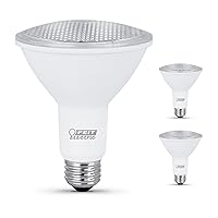 Feit Electric LED PAR30 Long Neck Medium E26 Base Light Bulb - 75W Equivalent - 10 Year Life - 750 Lumen - 3000K Warm White - Non-Dimmable | 3-Pack