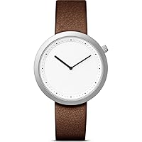 Bulbul Pebble 07 Men's Watch - Matte Golden Steel on Black Italian Leather