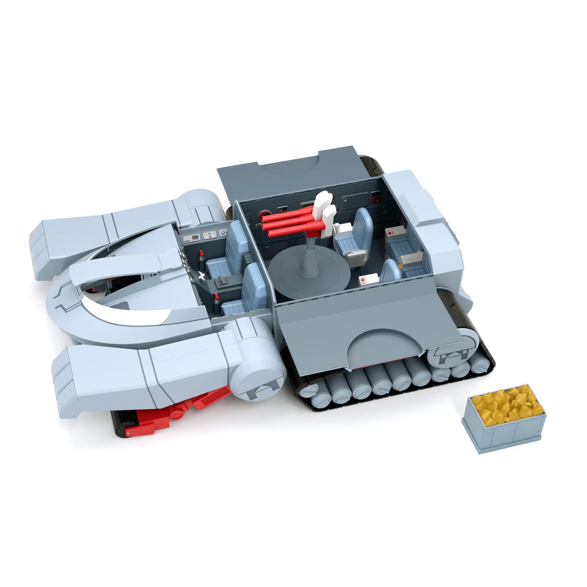 Super7 Thundercats ThunderTank - 27 in ULTIMATES! Vehicle - Features Cartoon Accurate Details, Battle Mode Transformations, and Accessories, Holds Up to Six 7in Thundercats Action Figures