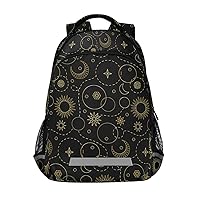 ALAZA Sun Moon Stars Space Backpack Purse for Women Men Personalized Laptop Notebook Tablet School Bag Stylish Casual Daypack, 13 14 15.6 inch