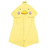 Baby Bath Towel – Viscose Derived from Bamboo, Baby Hooded Towels - Newborn Essential Cute Yellow Duck-Perfect Baby Registry Gifts for Boy Girl- 37.5 × 37.5''