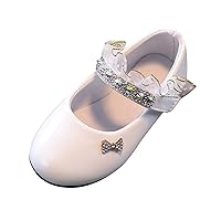 Crystal Solid Shoes Kids Princess Girls Casual Shoes Baby Shoes Toddler Baby Shoes Baby Size 4 Shoes Girl