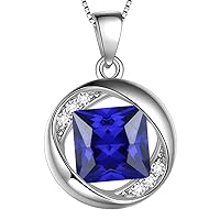 Aurora Tears 925 Sterling Silver 12 Birthstone Hearts Jewelry Women Crystal Wedding/Engagement/Bridal Heart Necklace/Earring/Ring/Bracelet Sets Jewellery