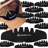 25-Count (Black with Logo) Paperboard Baseball Cap Crown Inserts- Ideal for Retailers,Wholesalers,Distributors, Manufacturers