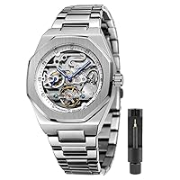 Tiong Men's Watch Luxury Automatic Mechanical Stainless Steel Fashion Shop Hollow Watch Mechanical Watch Men's Watch