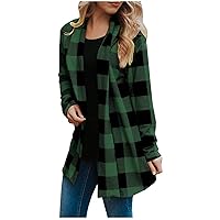 Shacket Jacket Women 2023,Womens Trench Coat Long Double-Breasted Fall Fashion 2023 Notched Lapel Collar Wool Blend Pea Coat Overcoat Outerwear Women Coat Plus Size AG Plaid Button Down Shirt Women