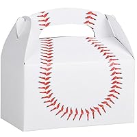 Rhode Island Novelty Baseball Treat Box Birthday Party Favor Boxes, 24 Pack