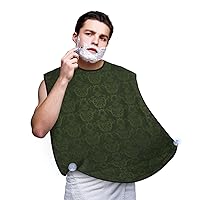 Japanese Sushi Black Print Beard Bib Beard Apron Beard Hair Catcher For Men Shaving Waterproof Beard Cape