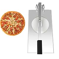 Stainless Steel Pastry Dough Maker, 12-24cm Non-Stick Pressure Plate, Adjustable Extension Arm Angle, for Cake, Pizza, Dough, Bread