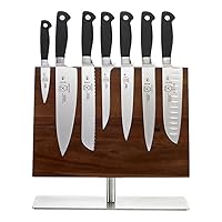 Mercer Culinary Genesis 8-Piece Magnetic Board Knife Set, 14 1/8 x 10 1/4, 13 inch high, Stainless Steel