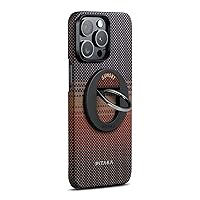 pitaka Case for iPhone 15 Pro with Magnetic Phone Ring Holder, Sunset