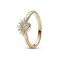 Pandora 162674C01 Women's Ring Heavenly Sparkling Sun