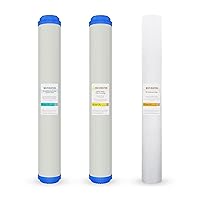 (3 Pack) Max Water Whole House Water Filter Set 20
