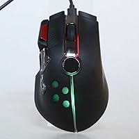 Gaming Mouse, Wired,Wireless Dual Mode, Rechargeable,E Sports Mechanical Joystick, RGB Backlit,DPI Indicator Light, fit for PC,Laptop,Computer